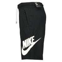 nike black cotton shorts