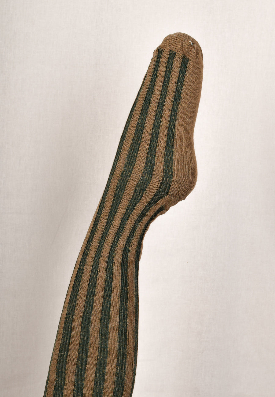 Vertical Striped Cotton Stockings (SO158)