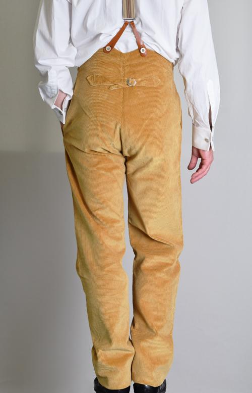 Corduroy Fishtail Back Trousers. 7 colourways (TR600)