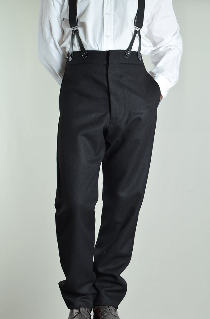 Black Victorian Trousers (TR201) - Darcy Clothing