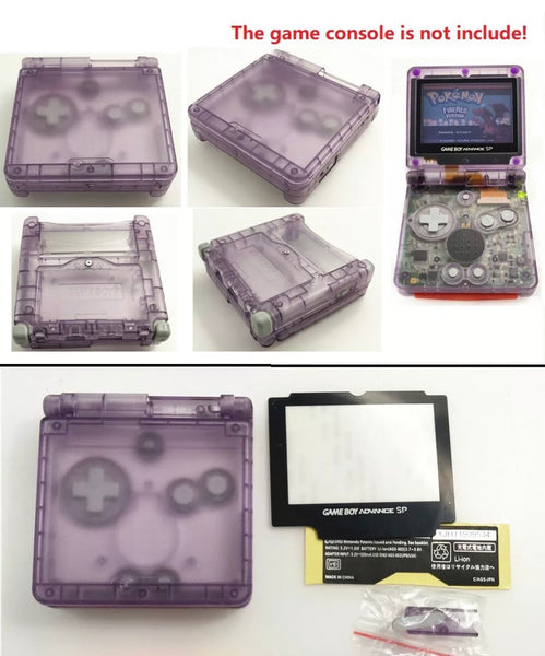 Nintendo Game Boy Advance Sp Clear Housing Shell Retro Game Repair Shop Llc