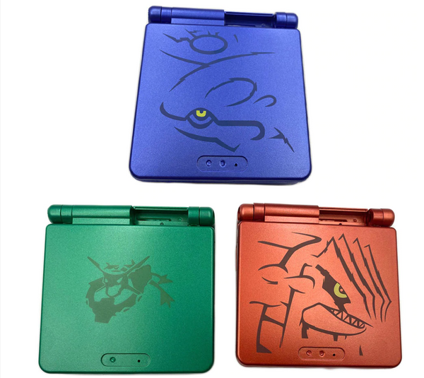 Game Boy Advance Sp Pokemon Groudon Kyogre Rayquaza Housings Shells Retro Game Repair Shop Llc