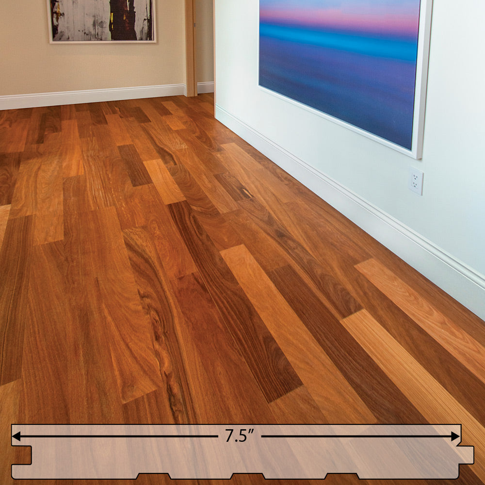 Cumaru Engineered Flooring 7.5″ Prefinished Matte, $8.79/sqft