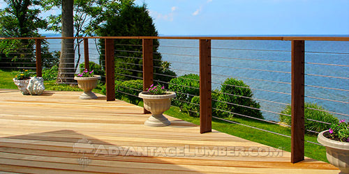 garapa deck ipe railing