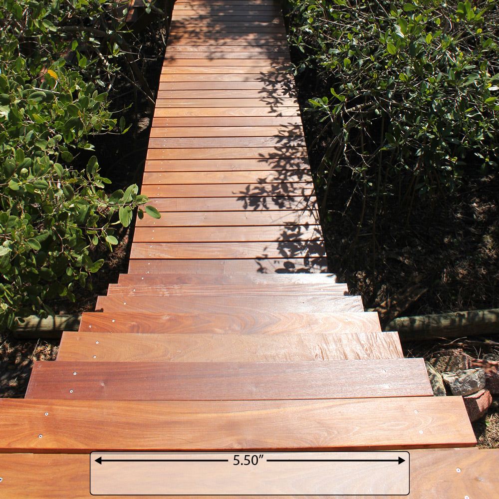 1 x 6 Ipe Wood Decking - B-Grade