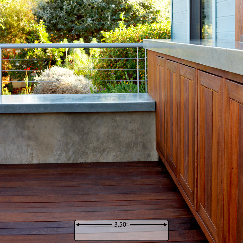 1 x 4 +Plus® Ipe Wood Decking (21mm x 4)