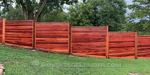 tigerwood fence