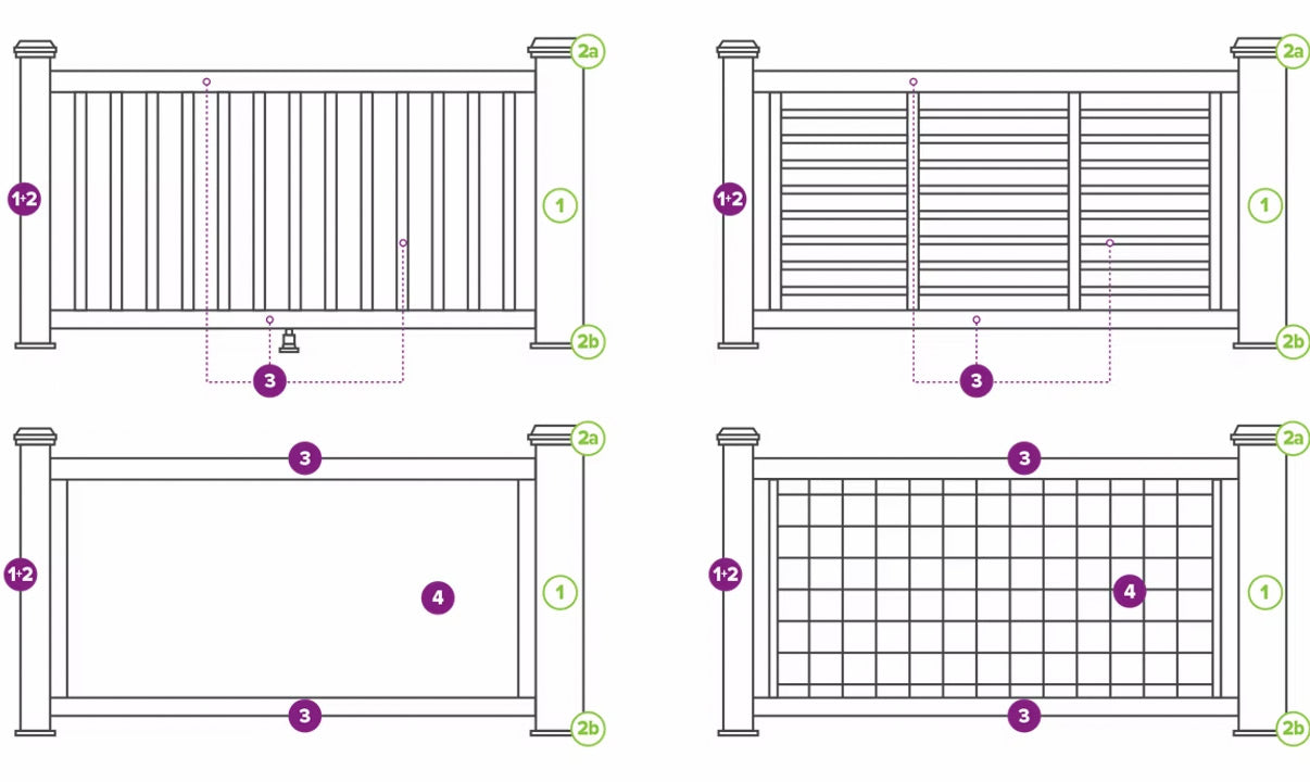 railing components