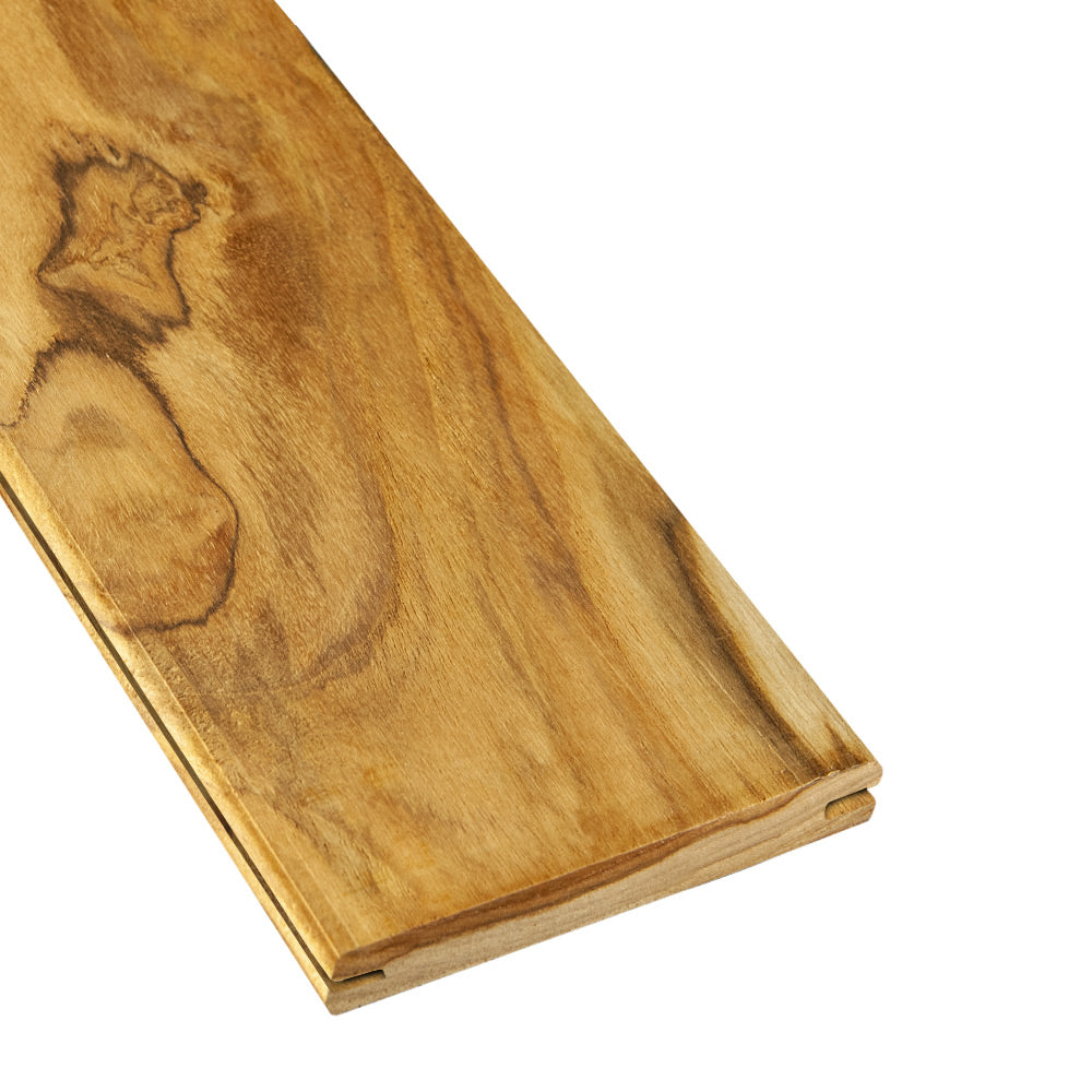 1 x 5 +Plus® Teak Wood Pre-Grooved Decking (21mm x 5)