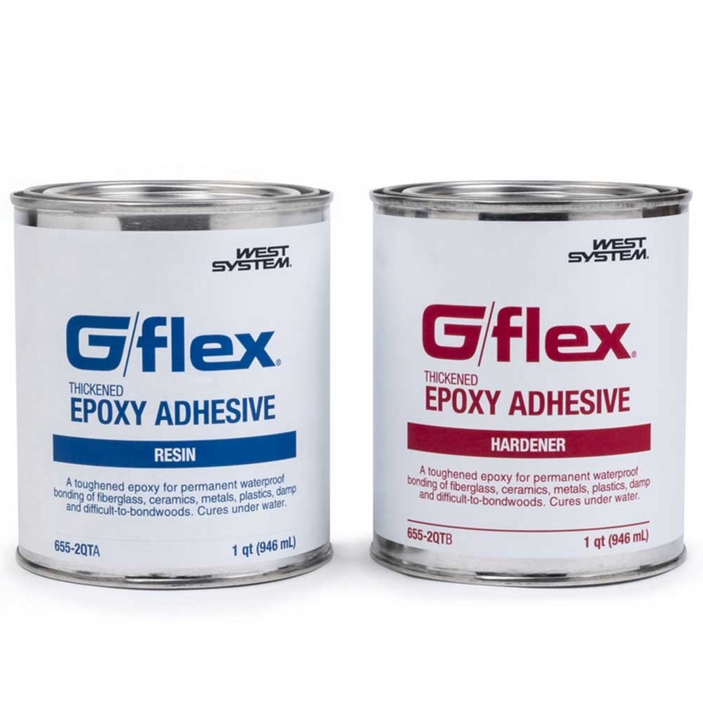 1 Quart West System 655 Gflex Epoxy (x2)