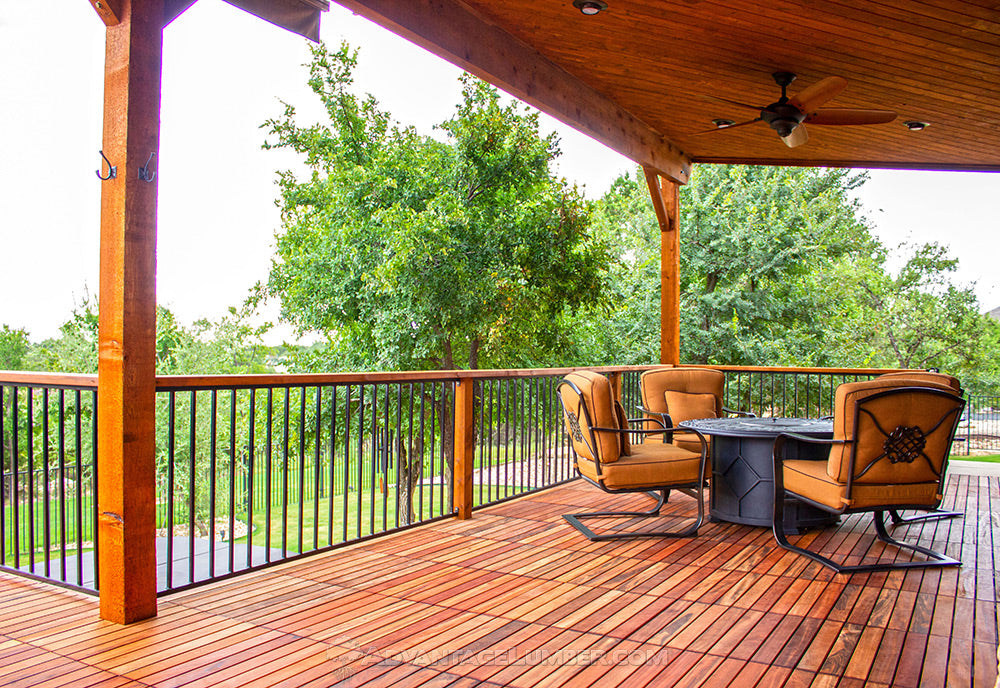 24x24 Tigerwood Advantage Deck Tile® Kit