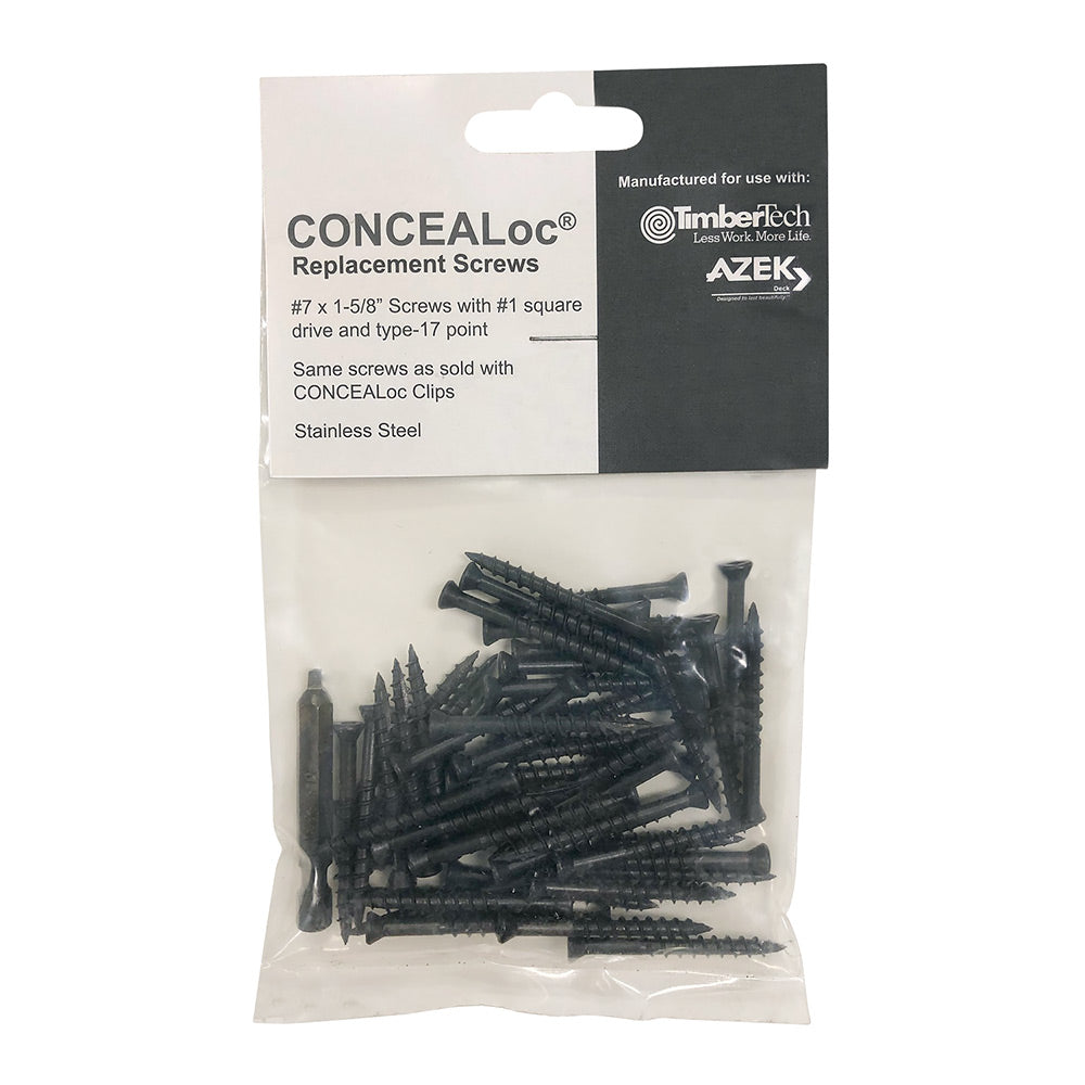 ConceaLoc® Replacement Screws