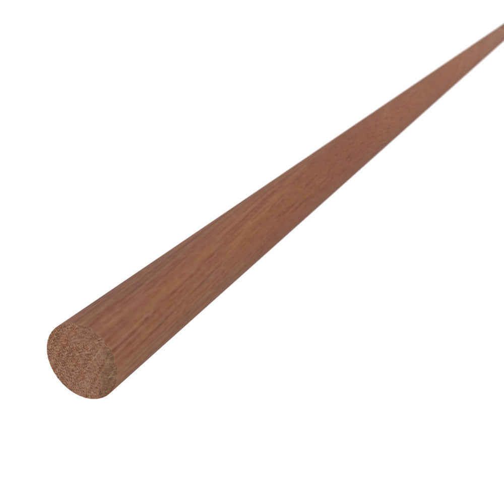 3/4 inch Mahogany Dowel Rod Sticks Unfinished Wood for Hobby Crafts African Mahogany / Length 12 (10 Pack)