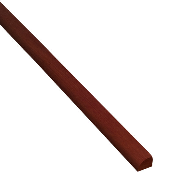 Brazilian Redwood (Massaranduba) Quarter-Round Molding