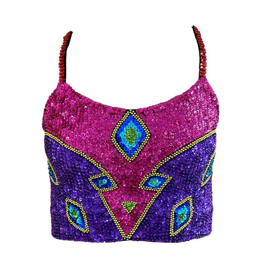 Rainbow Sequin Hot Pants  High Waist Festival Hot Pants – Ziji The Label