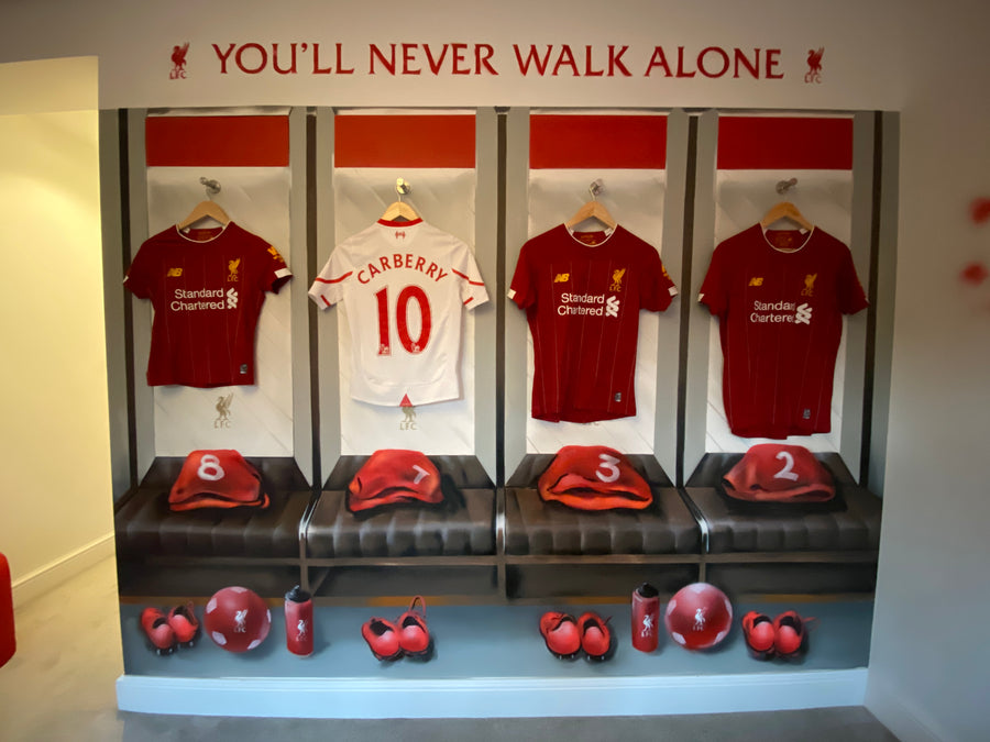 THE LIVERPOOL FC CHANGING ROOM - MurWalls