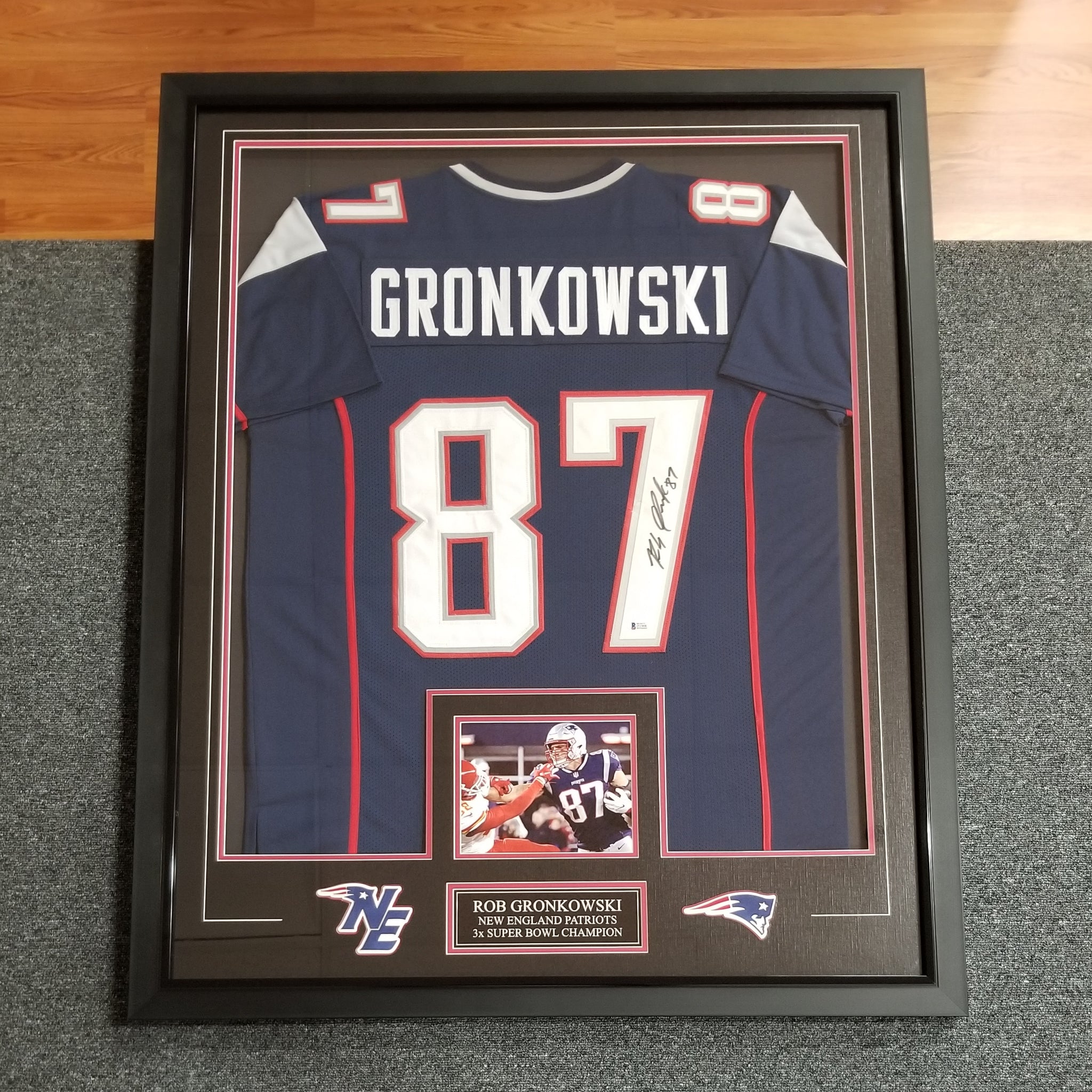 signed rob gronkowski jersey