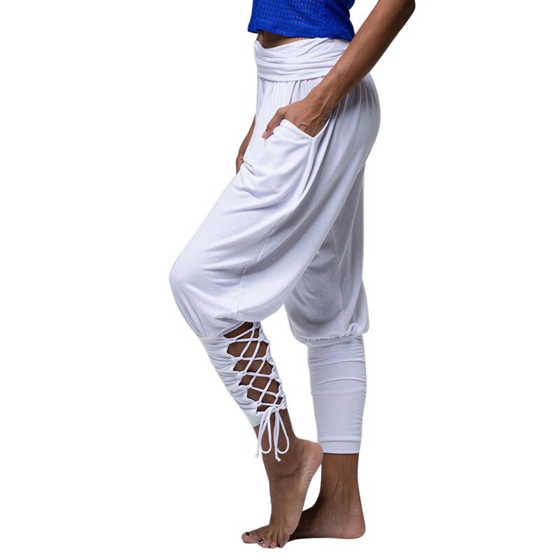 wide leg running pants