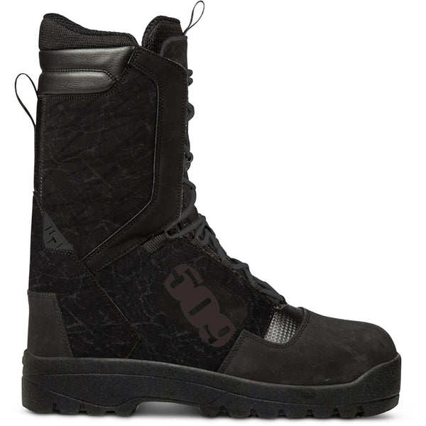 raid overa black flat lace up boots