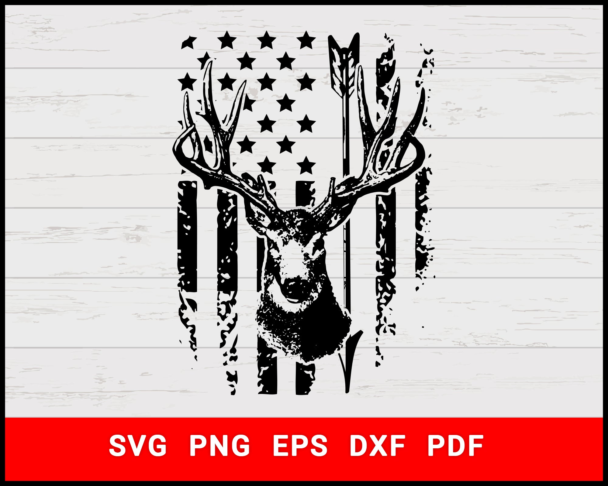 Download Hunting Svg Distressed Flag Cricut Silhouette Cut File Distressed American Flag Svg Deer Svg T Shirts Graphic Tees Des Pl