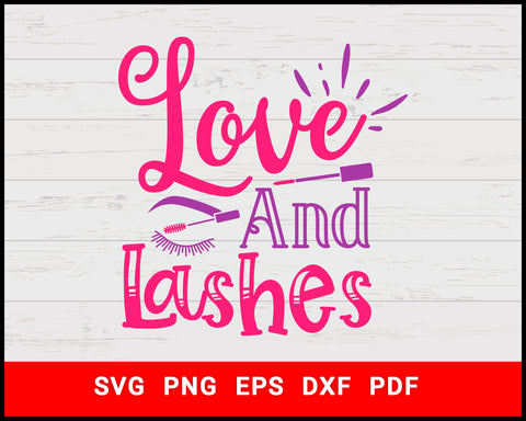 Free Free 259 Love And Lashes Svg SVG PNG EPS DXF File