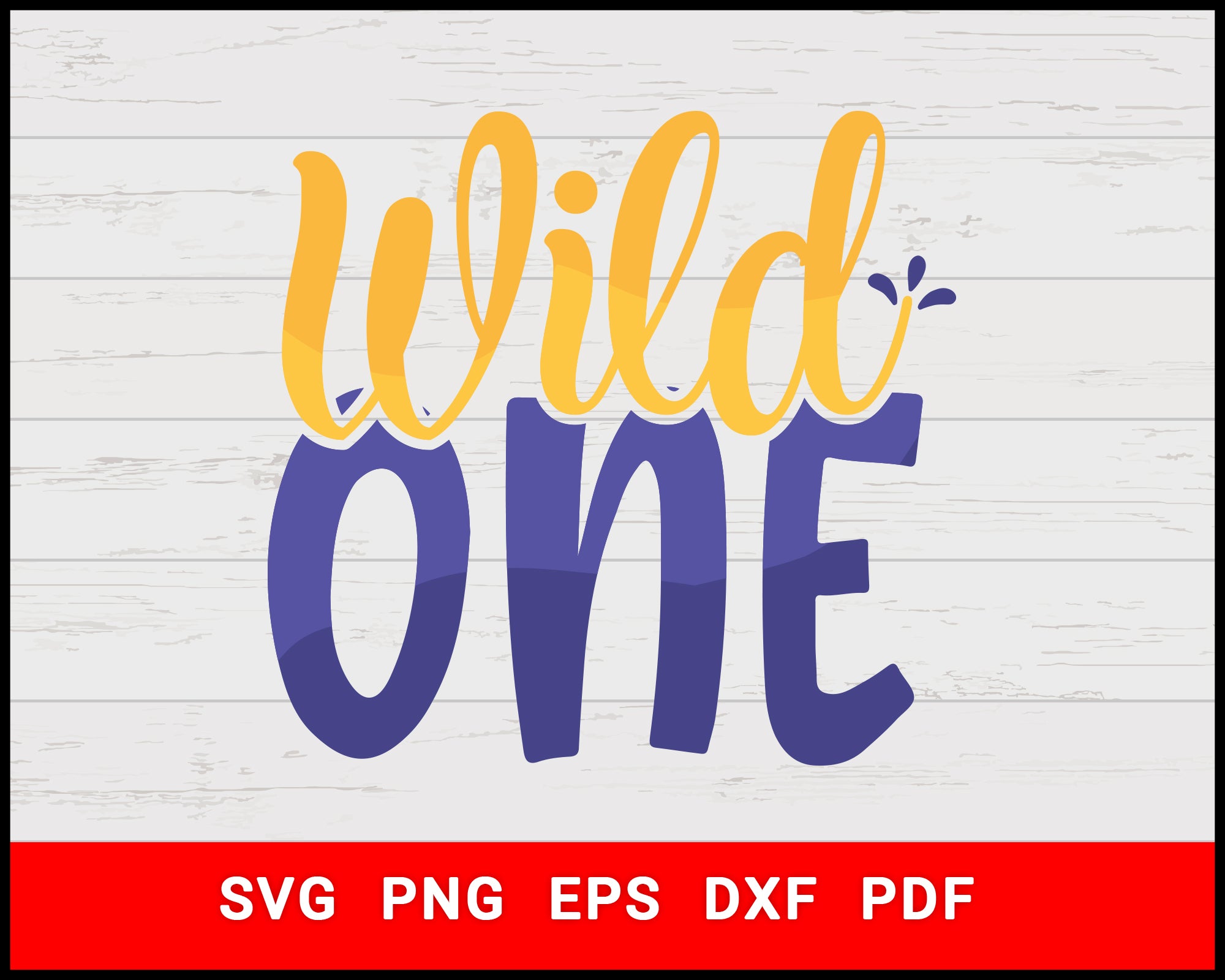 Download Wild One Baby Quotes T Shirt Design Svg Digital Svg File