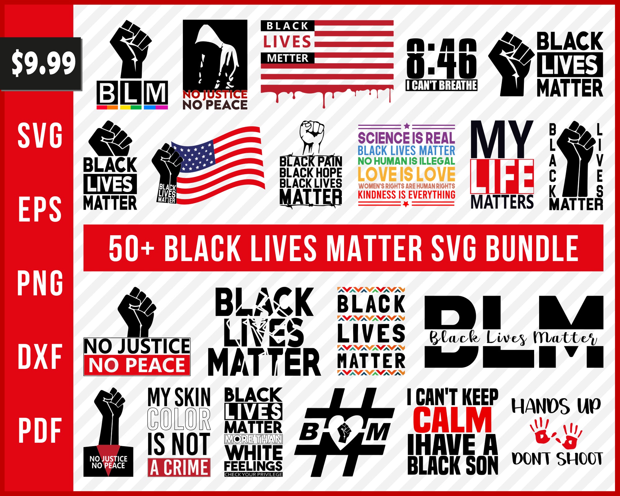 Free Black Lives Matter Svg Bundle