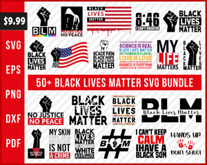 Download Black Lives Matter T Shirt Svg Bundle Cut File For Cricut Digital Svg File