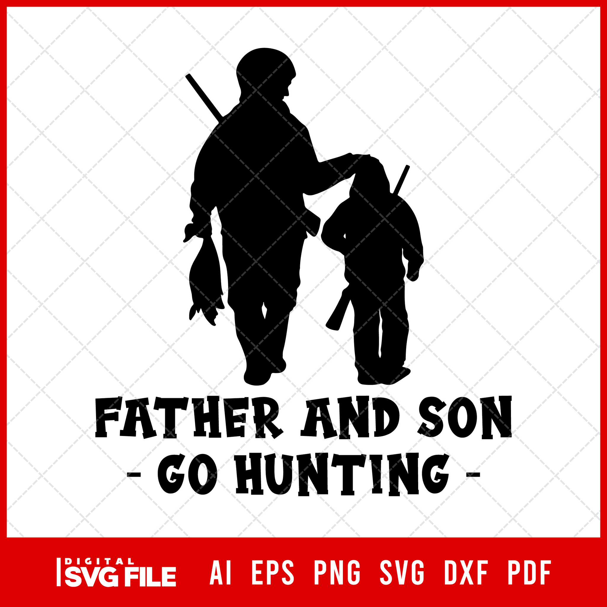Download Father And Son Go Duck Hunting Svg Digital Svg File Digital Svg File