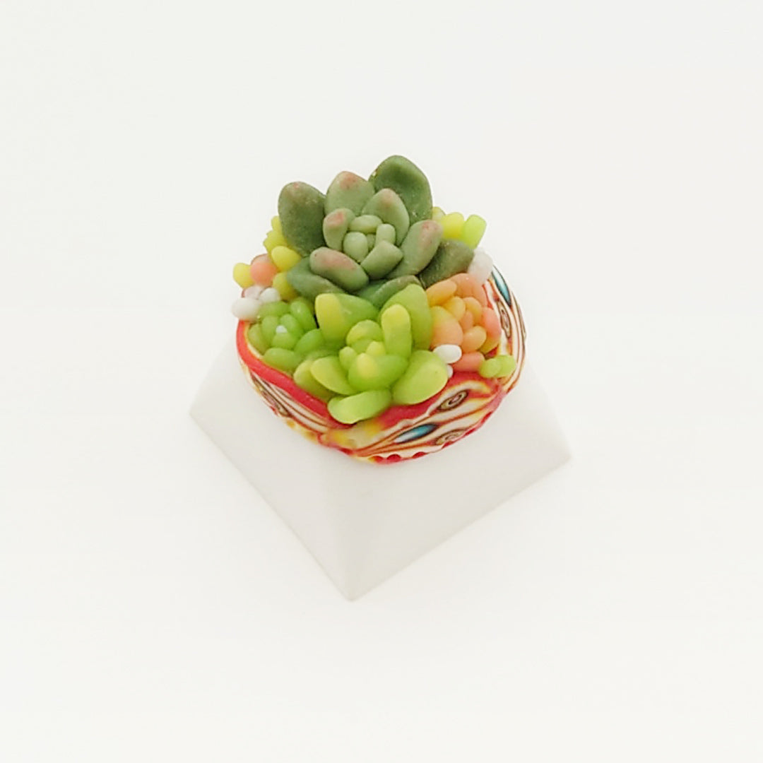 succulent artisan keycap