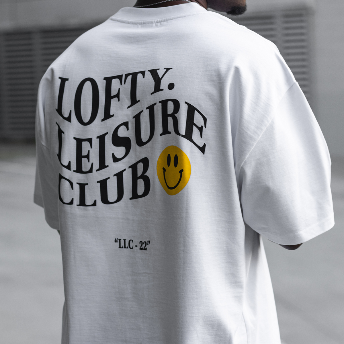 LOFTY. Leisure Club Tee - White – LoftyNz