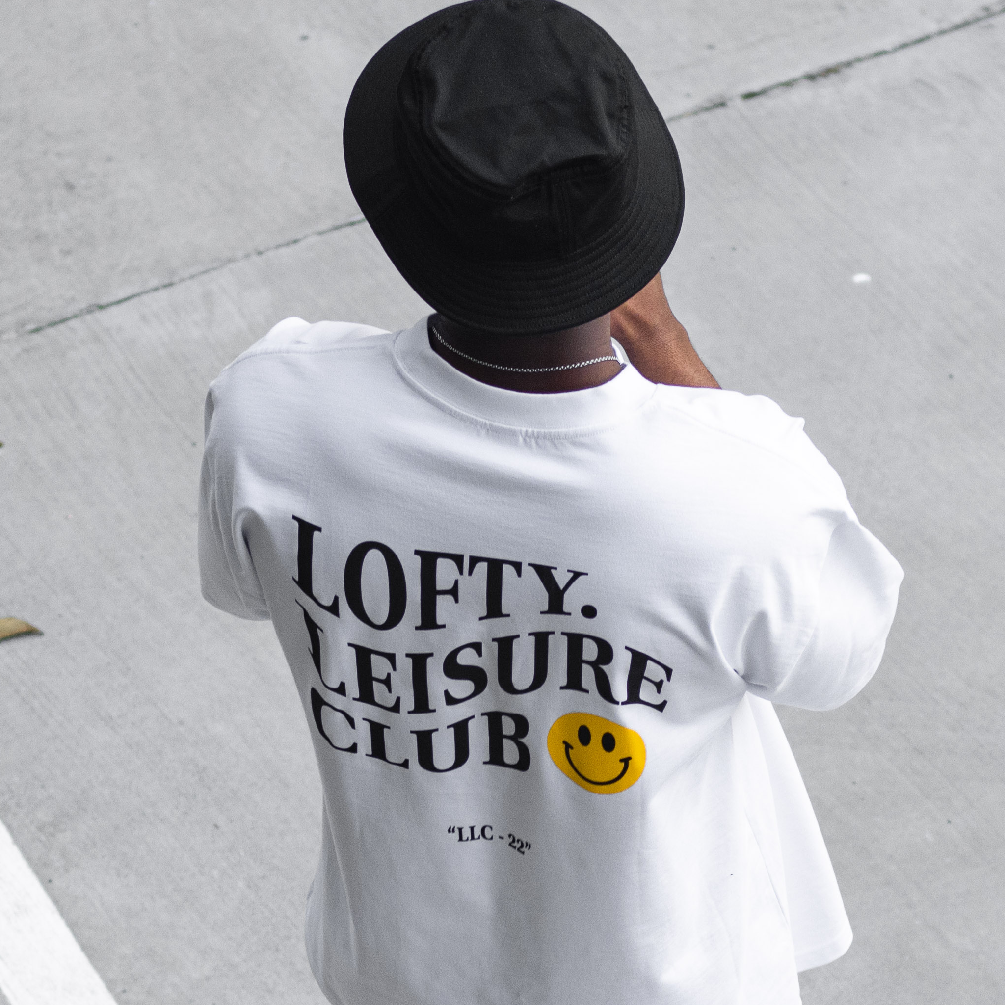 LOFTY. Leisure Club Tee - White – LoftyNz