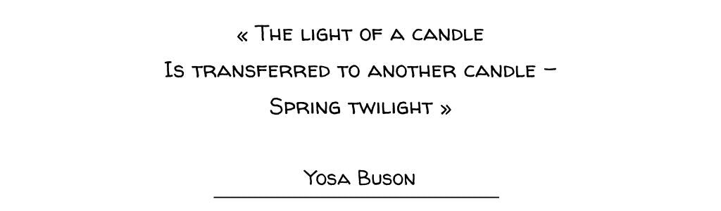 haiku yosa buson