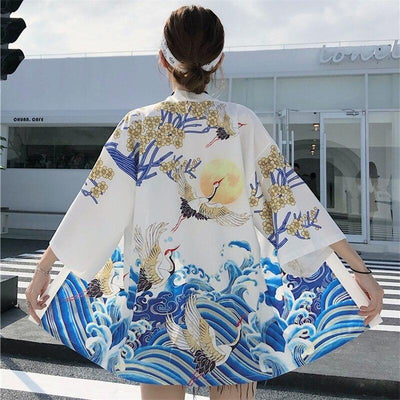 Blue And Gold Kimono | Japan Avenue
