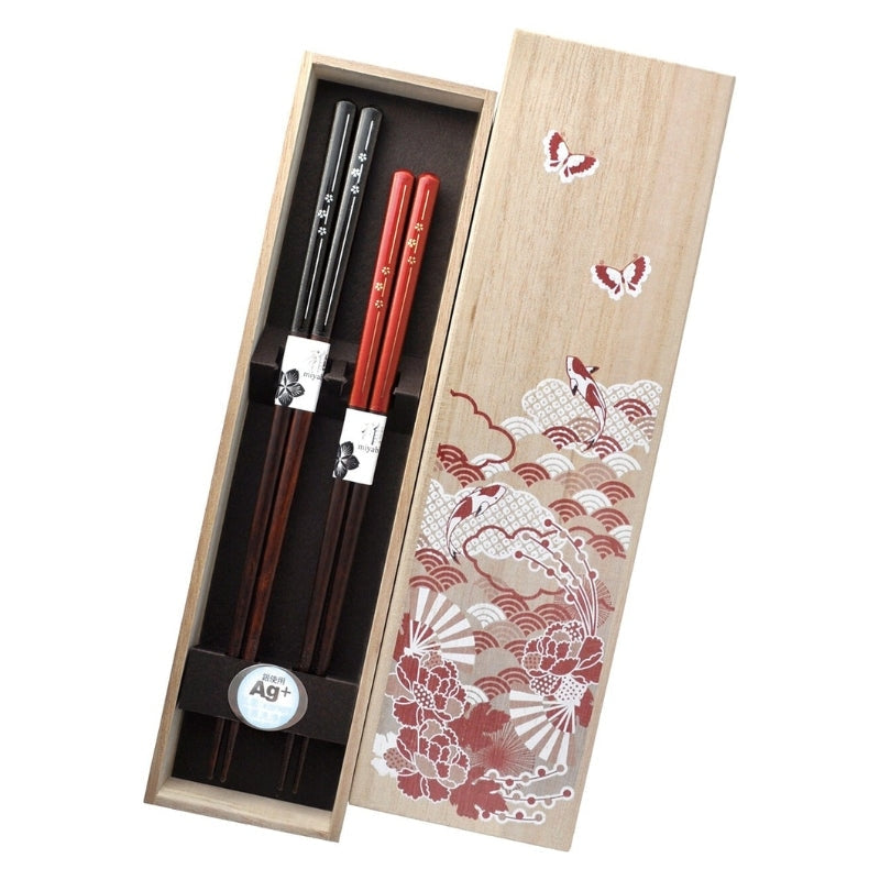 Deluxe Luxury Chopsticks. Perfect Reusable Wood Chopstick 