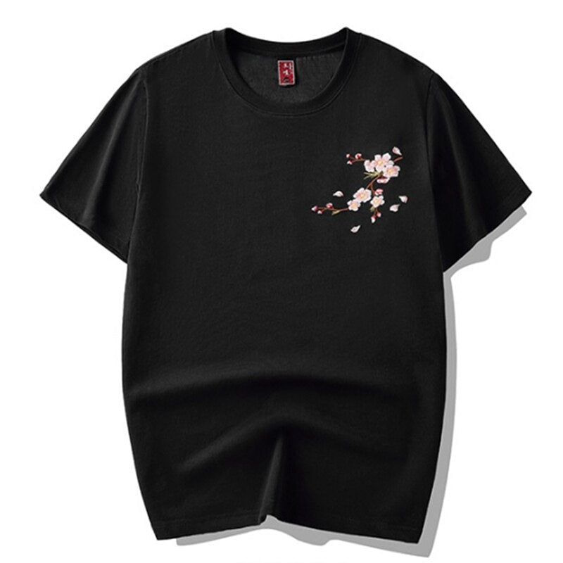 新品 ユウミアリア FLOWER EMBROIDERY T-SHIRT ＄-