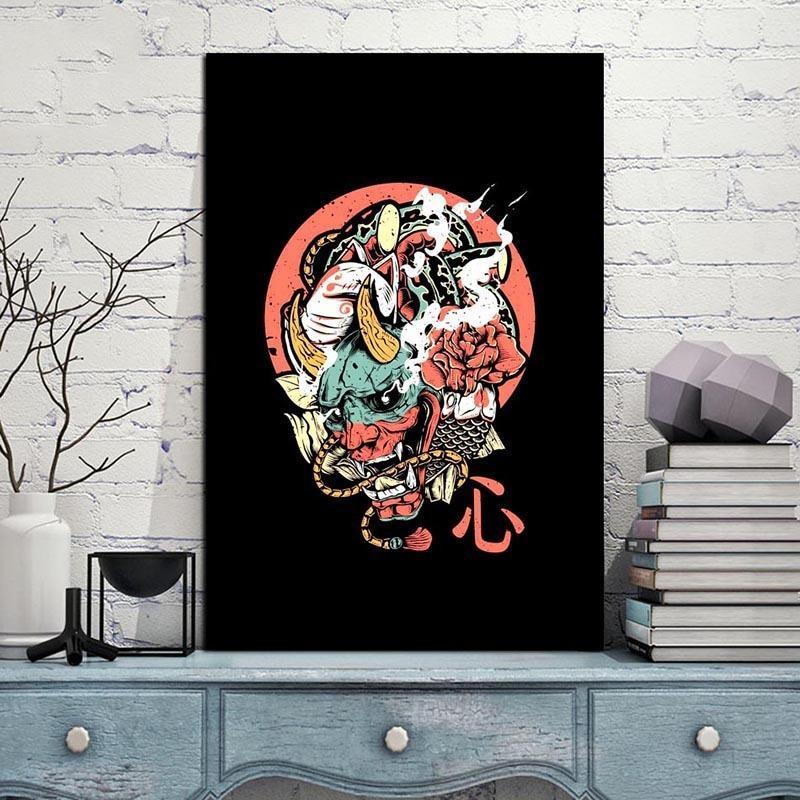 japanese oni art