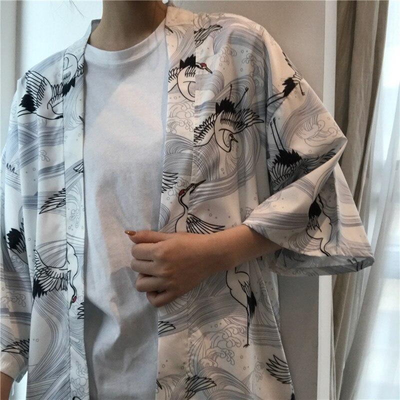 Women’s Kimono Jacket with belt - Fuyu - One Size