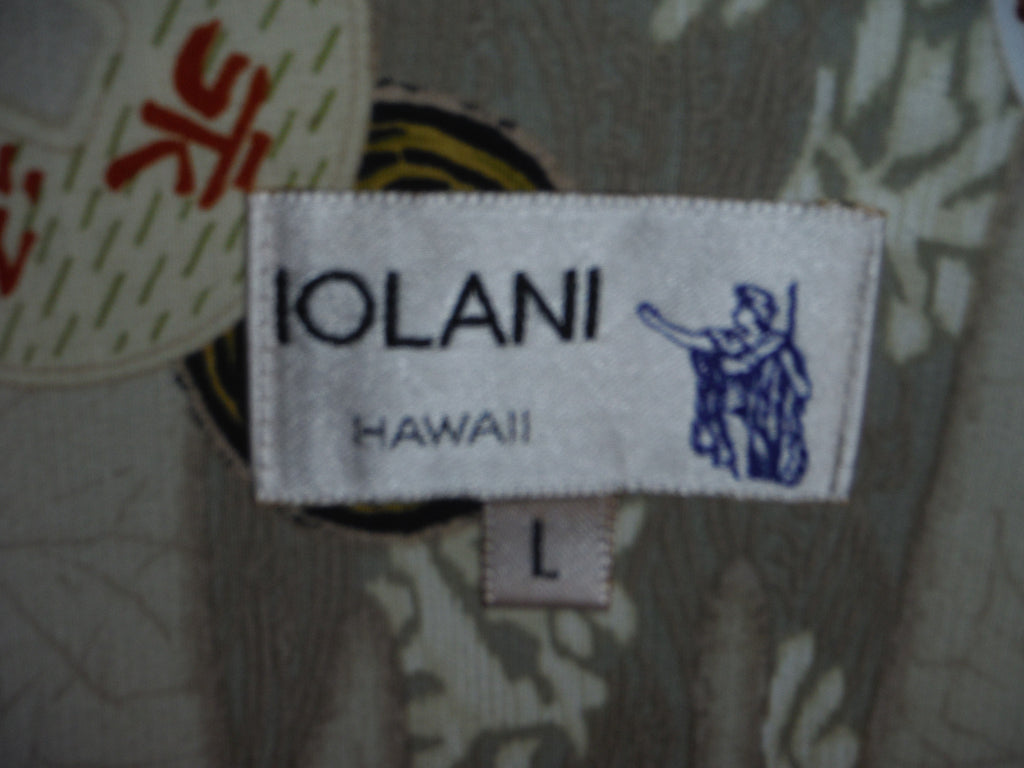 Mens Aloha shirt by Iolani. 100% Rayon, Size: Mens Large. – HiloBay Vintage