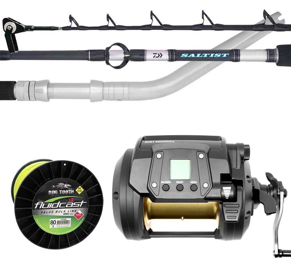 Daiwa Tanacom 1000 Custom LMR Kite Rod Combo