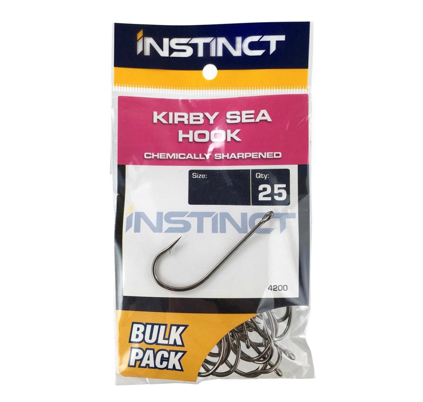 Instinct Heavy Duty Reef Hook Size 6/0 Qty 100 - Fergo's Tackle World