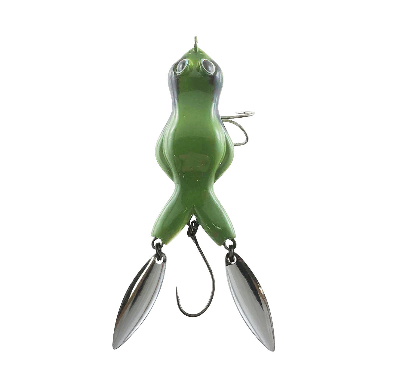 HOF Bass Gurgler Black /Chartreuse - BWCflies Australia