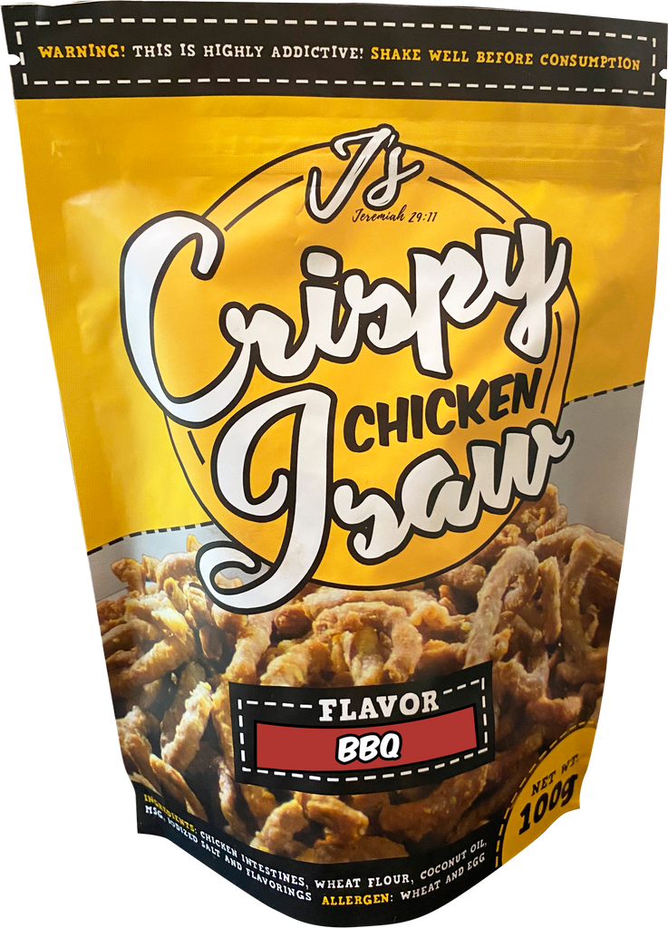 J S Crispy Chicken Isaw 100g q Flavor