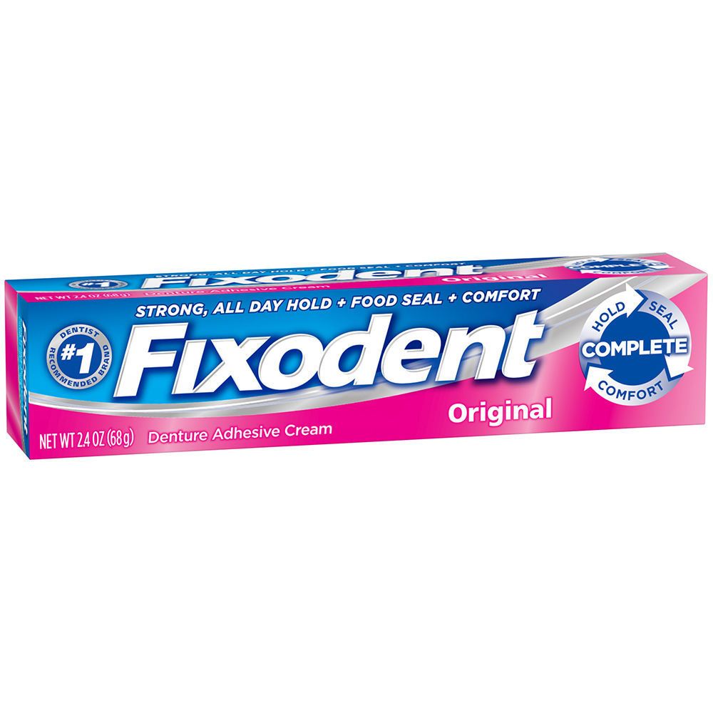 Rauw Uitstekend iets Fixodent® Complete Original Denture Adhesive Cream 2.4 oz - Sona Shop