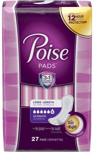 Poise® Pads Moderate Absorbency Regular Length 66ct. - Sona Shop