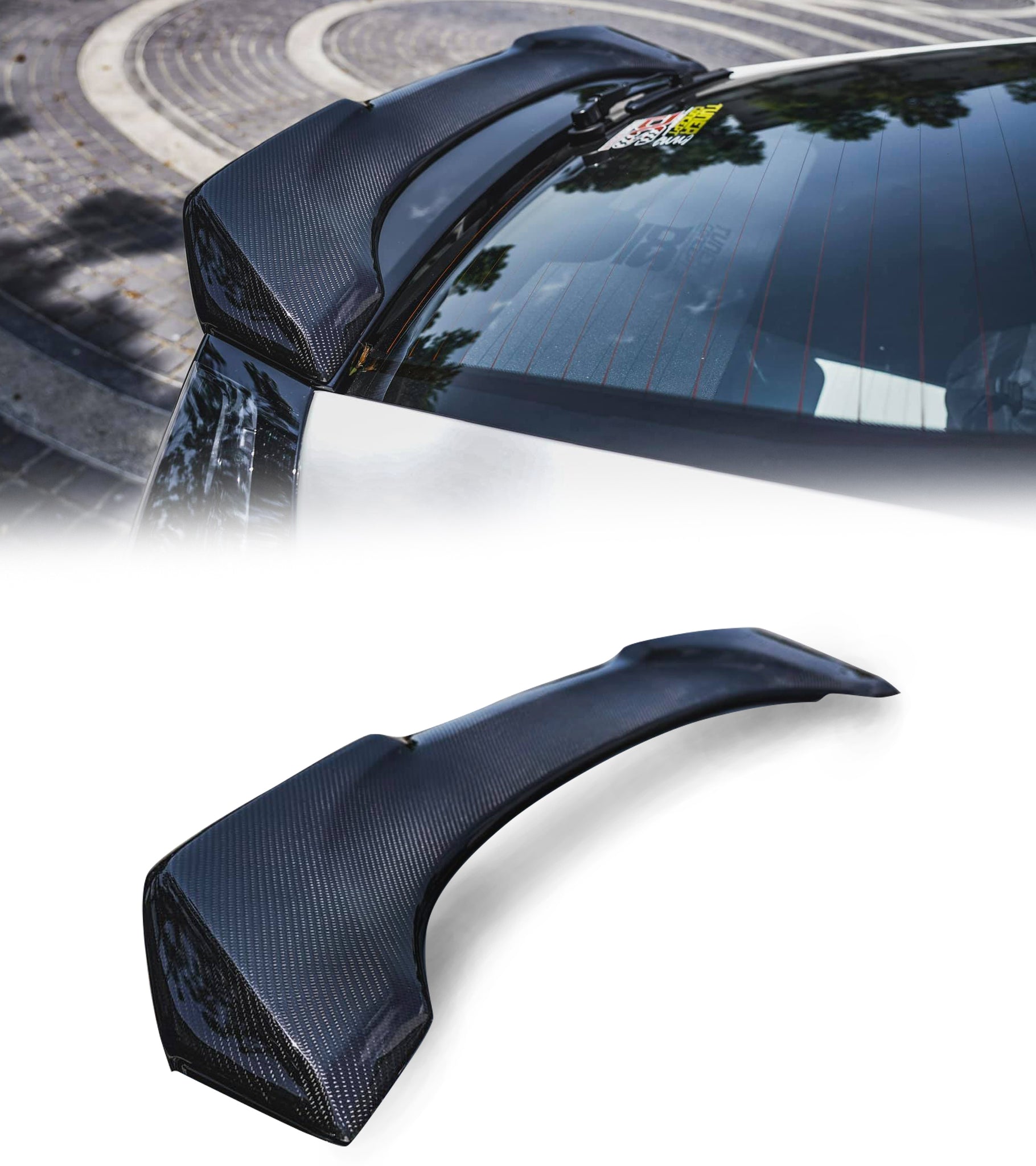 FK7 Carbon Fiber Duckbill Trunk Spoiler 2017+ Honda Civic Hatchback (5 ...