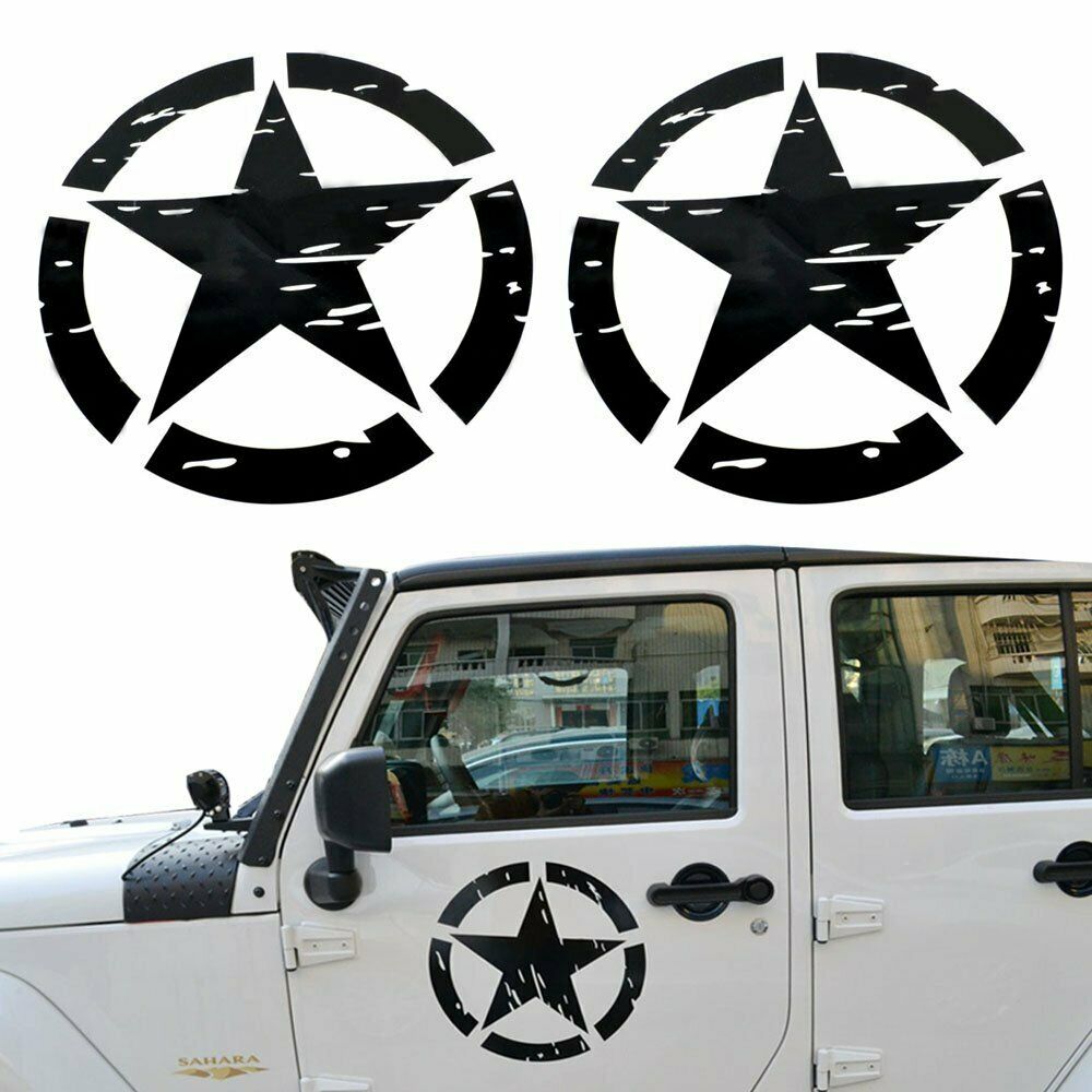 16x16 inch Military Army Star Sticker Decal For Truck Jeep Wrangler –  Primitive Performance Auto