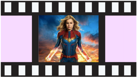 Captain Marvel. Feminist movies and series.