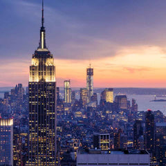 Art Deco architecture at the Empire State Building in New York City