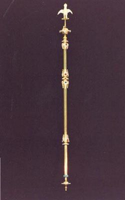 Sceptre de la colombe de la couronne britannique